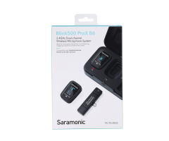 Saramonic Blink 500 ProX B6 İkili Kablosuz Yaka Mikrofonu