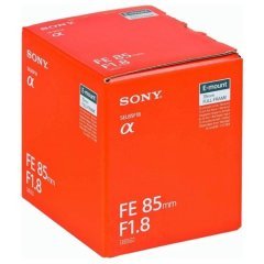 Sony FE 85mm F/1.8 Lens (Sony Eurasia Garantili)