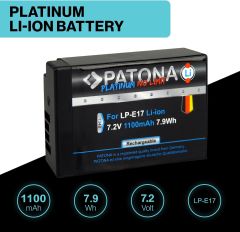 Patona  Canon LP-E17  Platinum Seri Batarya ( 1348 )