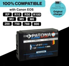 Patona  Canon LP-E17  Platinum Seri Batarya ( 1348 )