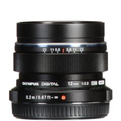Olympus 12mm f/2.0 Lens (Siyah)