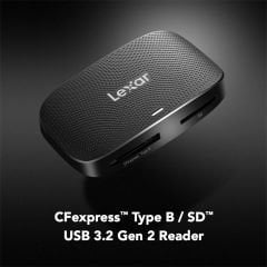 Lexar Profesyonel CFexpress Tip B/SD USB 3.2 Gen 2 Okuyucu