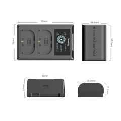 SmallRig 4084 LP-E6NH Çiftli Şarj Cihazı