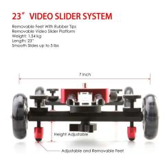 Kamerar SD-1 Tekerlekli Slider Dolly