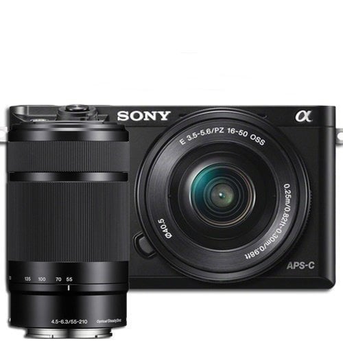 Sony A6000 16-50mm + 55-210mm Lens Kit (Sony Eurasia Garantili)