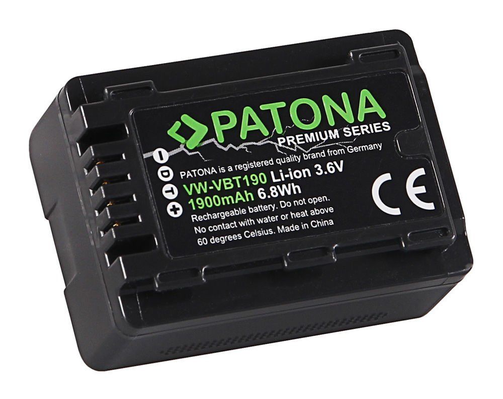 PATONA 1258 Premium Battery f. Panasonic VW-VBT190