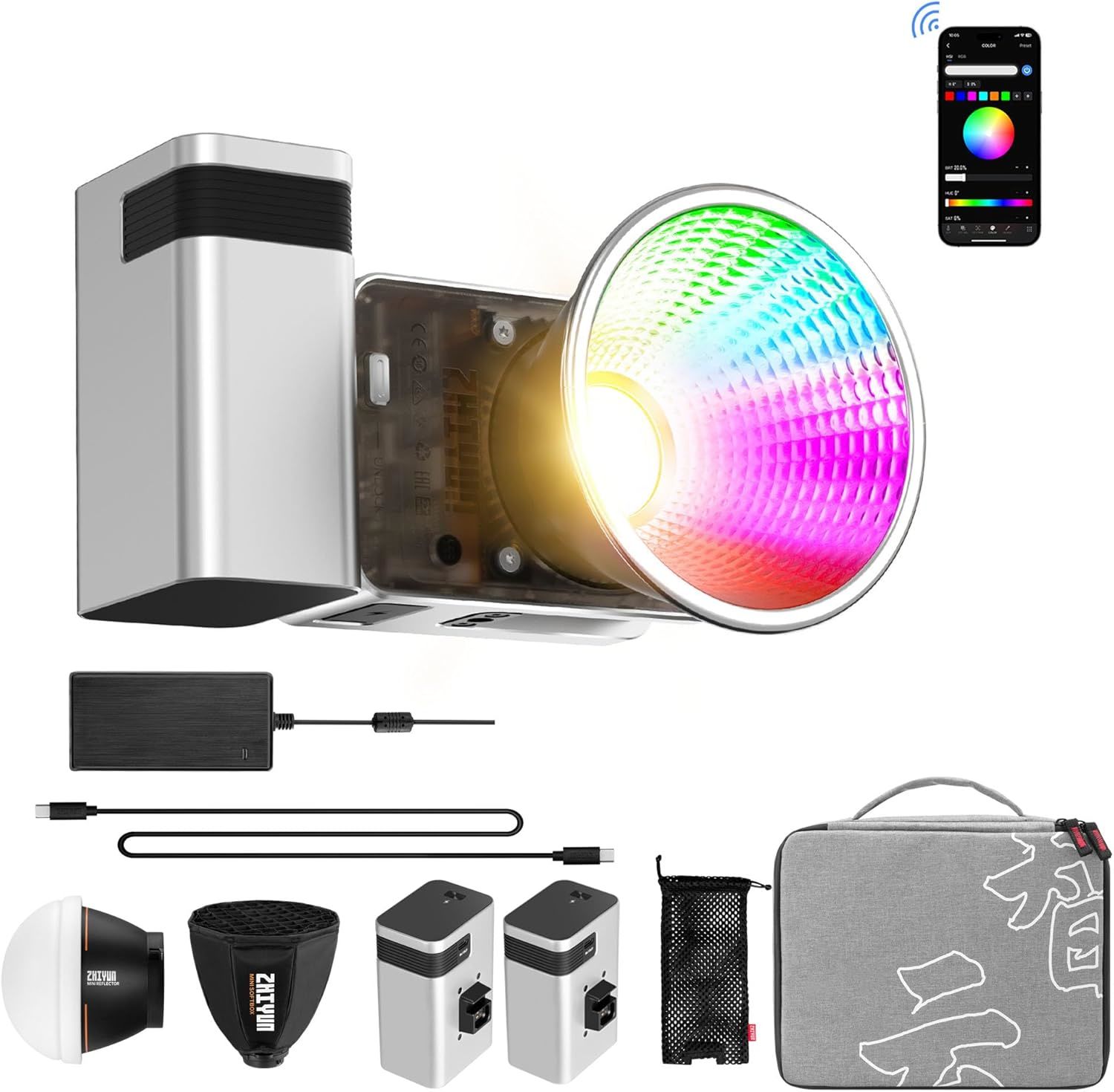 Zhiyun Molus X60 RGB LED Monolight (Pro Kit)