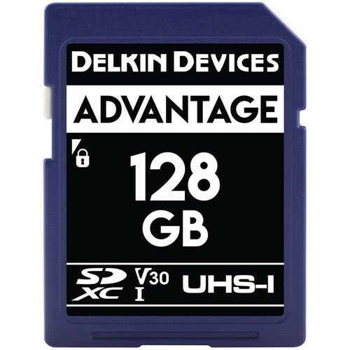 Delkin Devices 128GB Advantage UHS-I V30 SDXC Hafıza Kartı