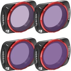 Freewell DJI OSMO POCKET 3 - BRIGHT DAY - 4 PACK ND8/PL, ND16/PL, ND32/PL, ND64/PL