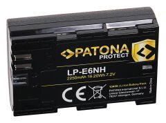 Patona Protect  LP-E6NH Battery  (2250mAh Protect X Canon EOS R5 R6 5d Mark III IV )