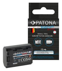 Paton 1360 Platinum USB-C NP-FZ100 Battery  ( A7 III A7M3 Alpha 7 III A7 R III A7RM3 Alpha 7 R III A9 Alpha 9 )