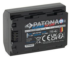 Paton 1360 Platinum USB-C NP-FZ100 Battery  ( A7 III A7M3 Alpha 7 III A7 R III A7RM3 Alpha 7 R III A9 Alpha 9 )