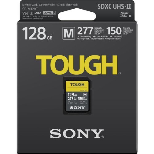 Sony 128GB SF-MT Tough Serisi UHS-II SD Bellek Kartı (SF-M128T) (Sony Eurasia Garantili)