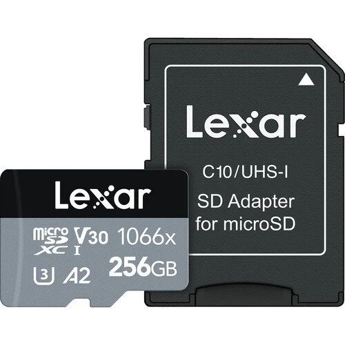 Lexar 256GB microSDXC 160MB/sn 1066x 4K Class 10 Hafıza Kartı