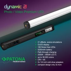 ﻿Patona Premium LED RGB Tube Photo/Video Light (4291)