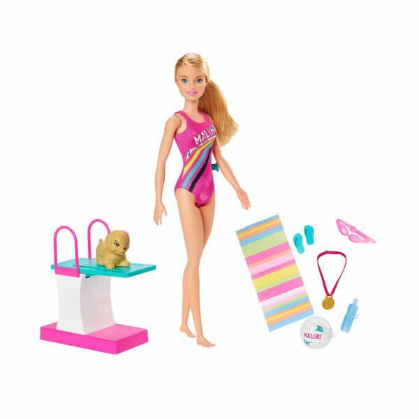 Mattel Barbie Seyahatte Yüzücü Barbie GHK23