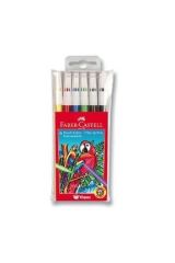 Faber-Castell Keçeli Boya Kalemi Yıkanabilir 6 Renk 5067 155