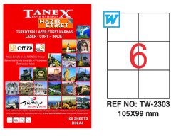 Tanex Lazer Etiket 100 YP 105x99