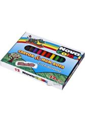 Nova Color Mum Pastel Boya Karton Kutu Yarım Boy Köşeli 12 Lİ NC-1112