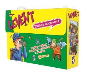 Levent Türkiyeyi Geziyorum 3 Set - (5 Kitap)