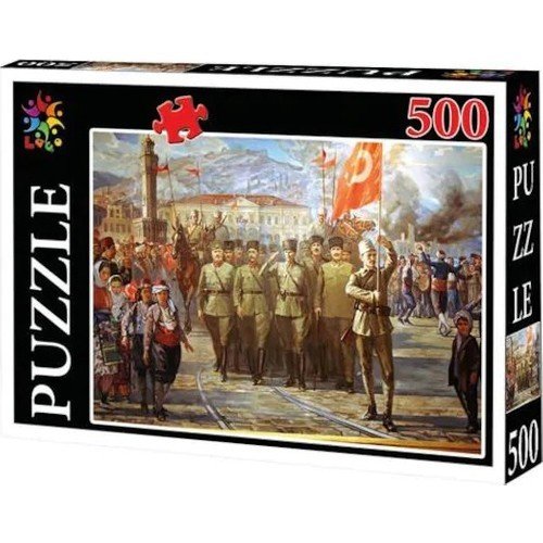 Laço Kids Puzzle Mustafa Kemal Atatürk Maxi 500 Parça LC5000