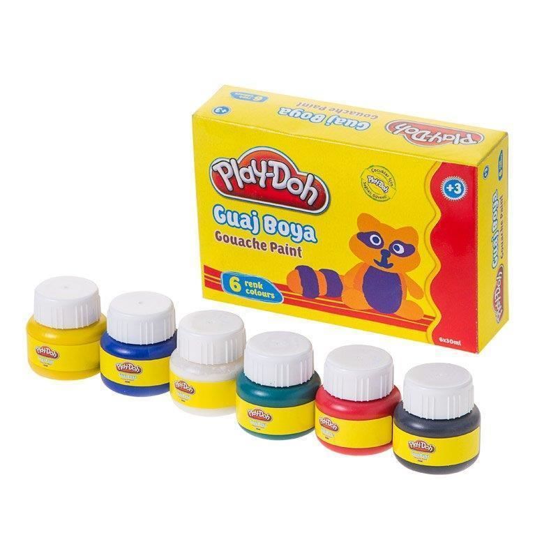 Play-Doh 6 Renk Guaj Boya 30ml PLAY-GU001