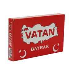 Vatan Bez Bayrak Türk %100 Polyester 100x150 VT108