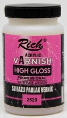 Rich Vernik Su Bazlı Parlak High Gloss 250 CC Kavanoz 250-2520