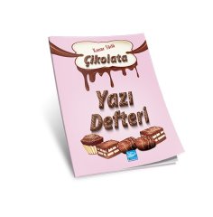Çikolata Yazı Defteri (Kenar Süslü - 64 Sayfa)