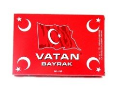 Vatan Bez Bayrak Türkiye %100 Polyester 60x90