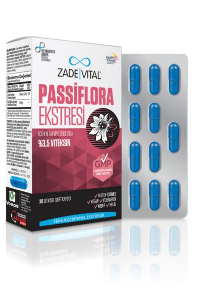 Zade Vital Passiflora 30 Sert Kap