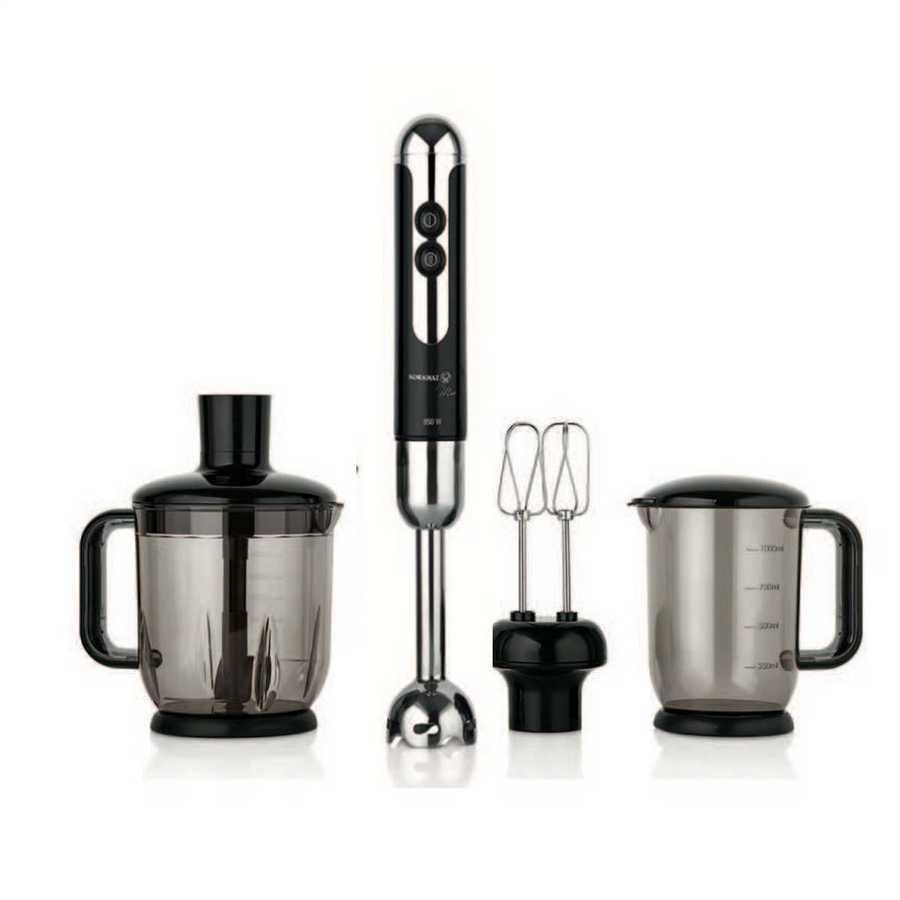 Korkmaz Mia Mega Siyah/Krom Blender Set A447-12