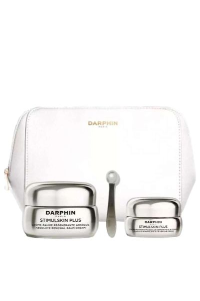 Darphin Stimulskin Beyaz Çantalı Set - Renewal Cream 50 ml + Stimulskin Plus Eye Cream 15 ml