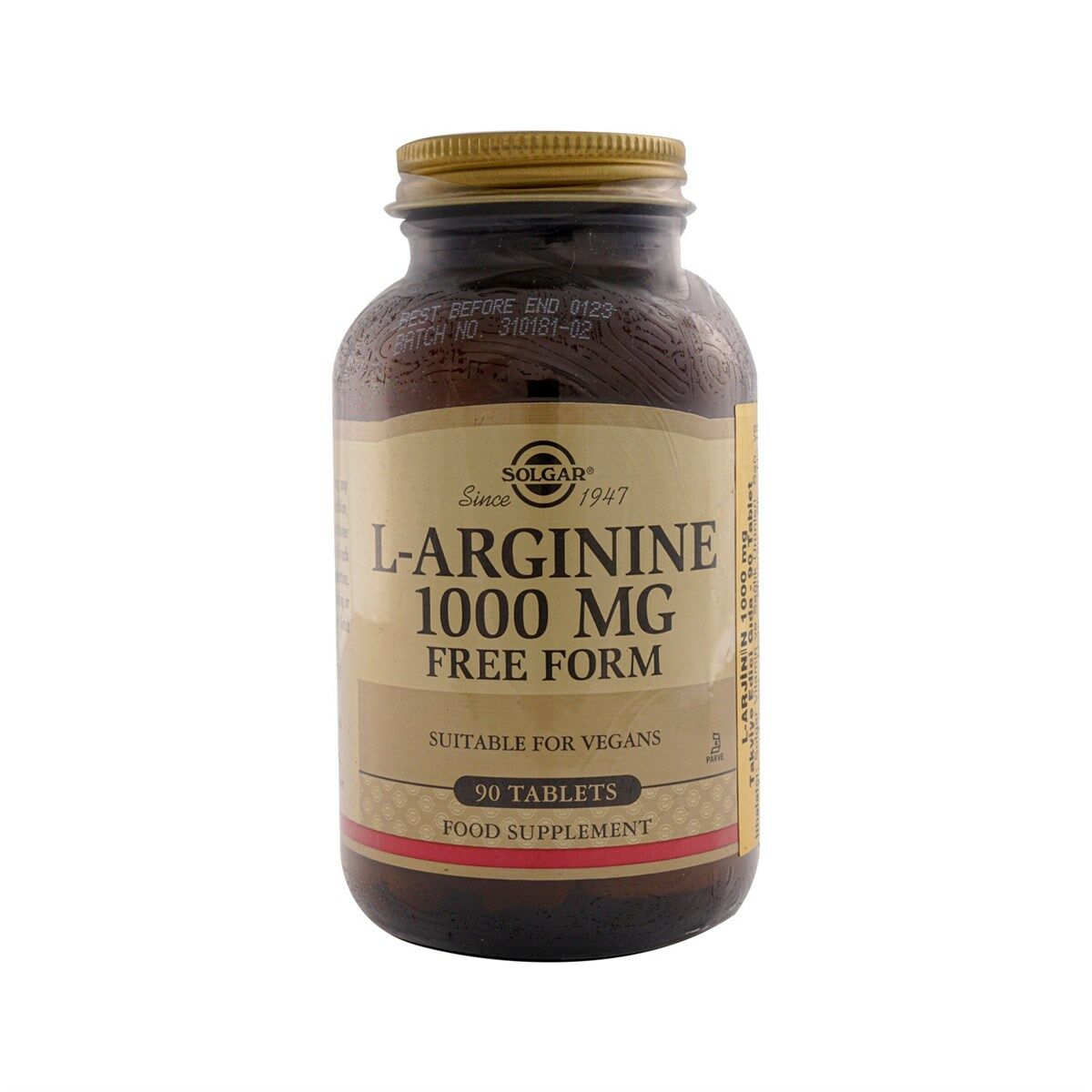 Solgar L-Arginine 1000 Mg 90 Tablet