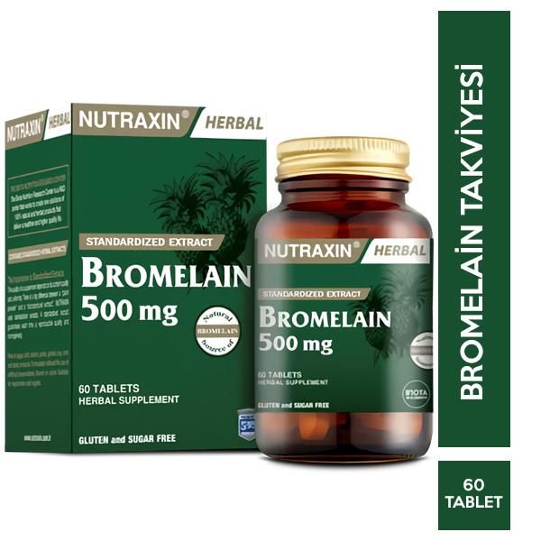 Nutraxin Bromelain 60 Kapsül