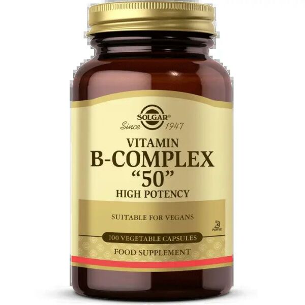 Solgar Vitamin B-Complex ''50'' 50 Kapsül