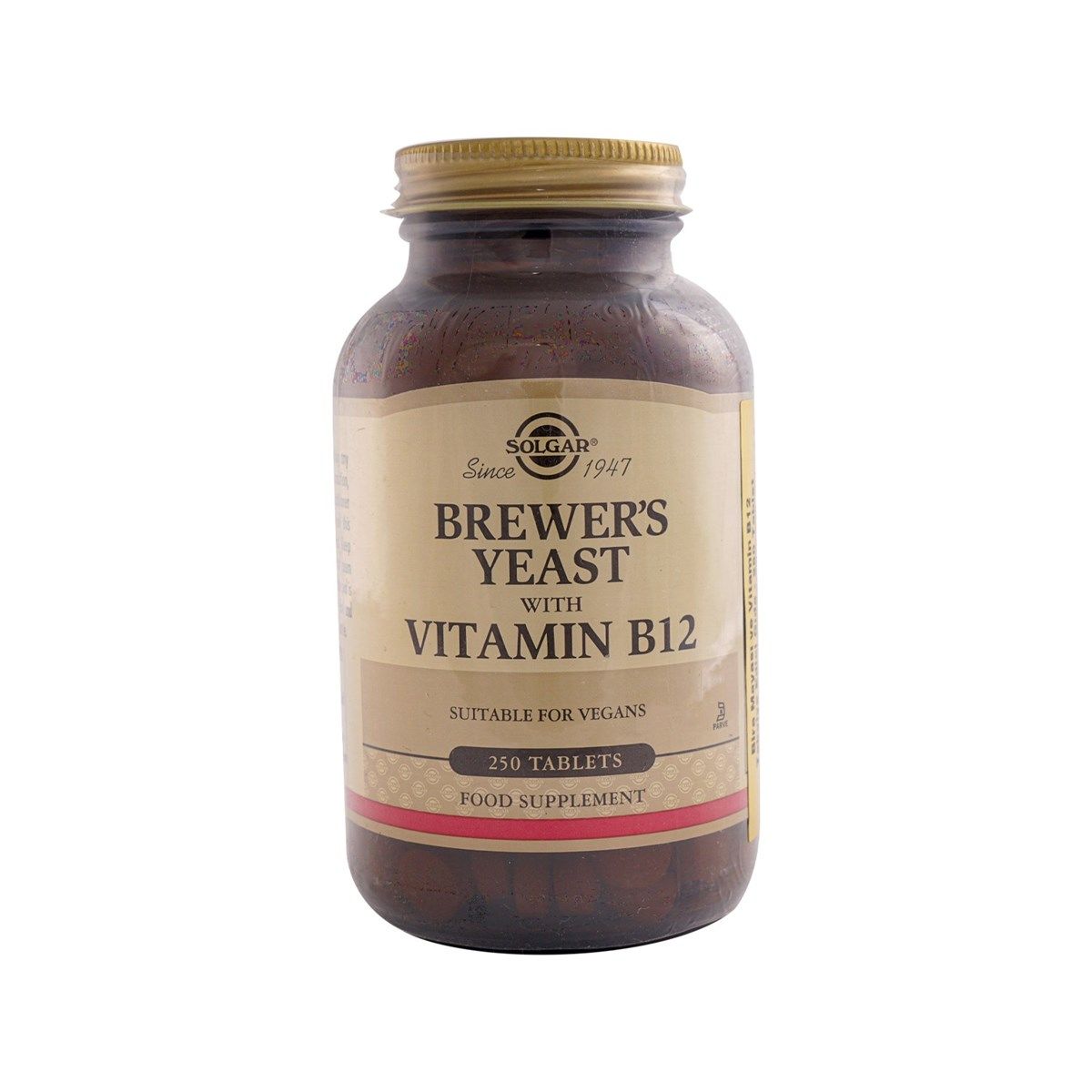 Solgar Brewer's Yeast with Vitamin B12 250 Tablet