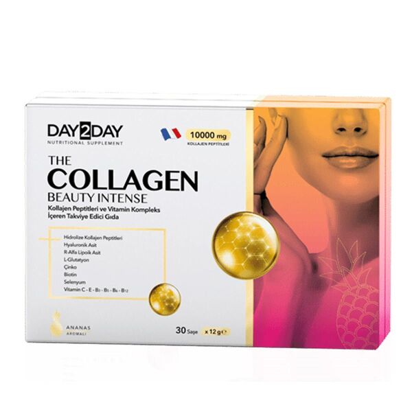 Day2day The Collagen Beauty Intense Ananas Aromalı - 30 Saşe x 12 gr