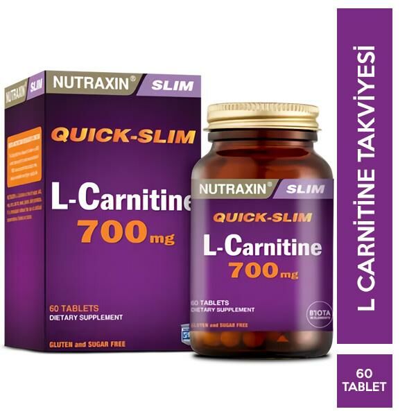 Nutraxin Quick-Slim L-Carnitine 700 mg 60 Kapsül