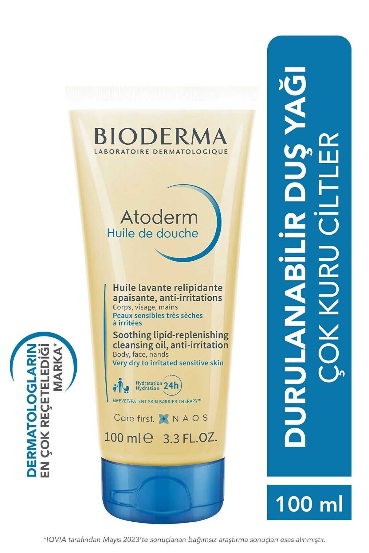 Bioderma Atoderm Ultra Nourrissant Anti-Irritations Duş Yağı 100 ml