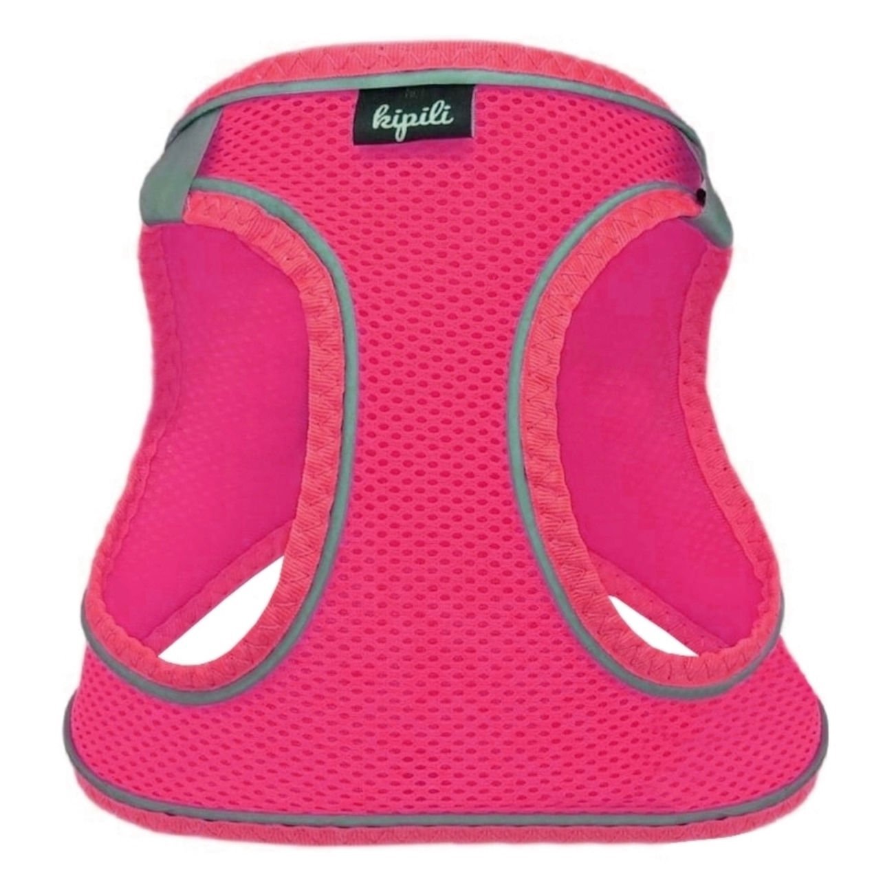 Üç Kilitli Sportif Kedi Köpek Göğüs Tasması 20-24 cm XXX-Small Pembe