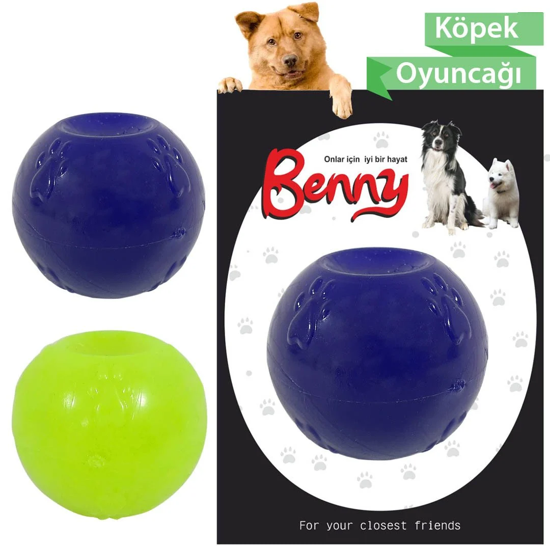Benny Köpek Oyuncağı Sert Top 5 cm Kırmızı