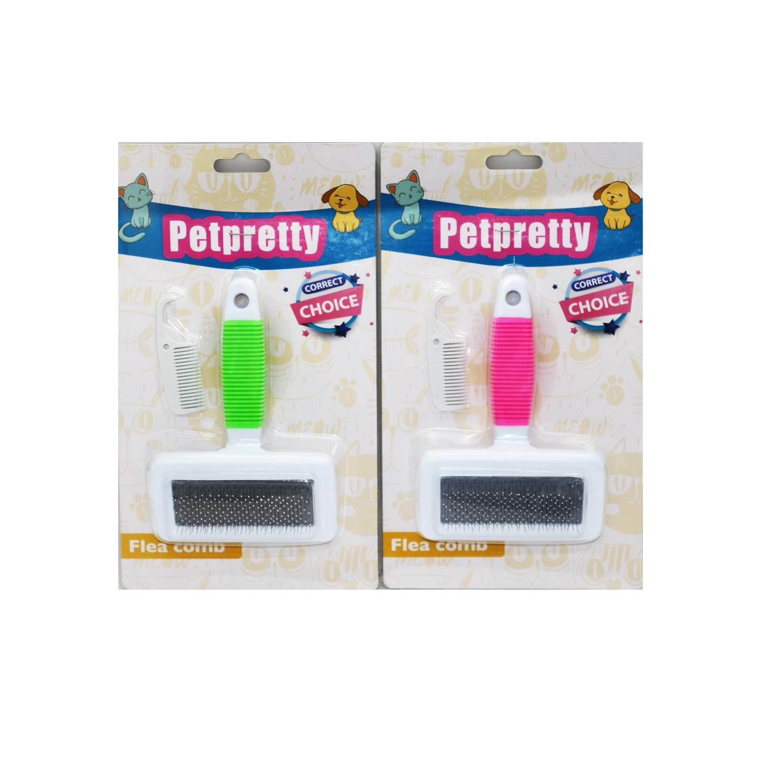 Pet Pretty Silikon Saplı Kedi Köpek Tarağı 5x9 cm - 14 cm