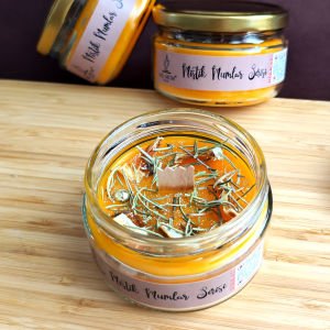 Aşk & Huzur Mumu Biberiye ve Portakal Ritüeli 320 gr.
