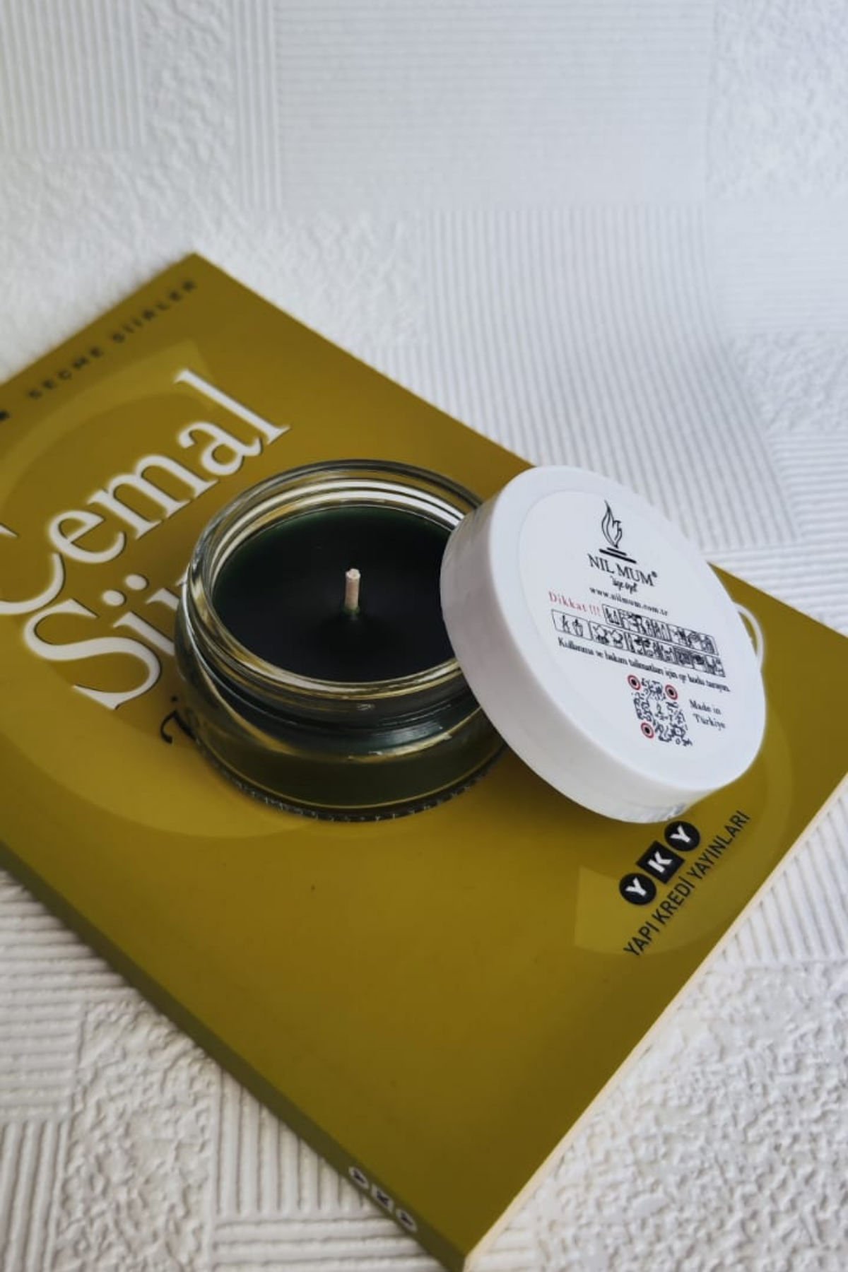 Yeşil Elma Kokulu Soya Mum 100 gr.