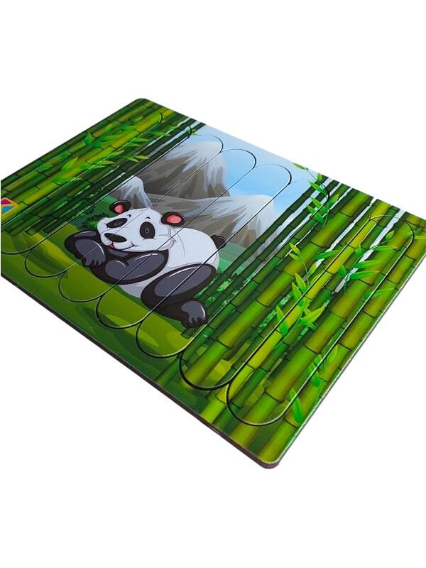 Panda Ahşap Stick Puzzle