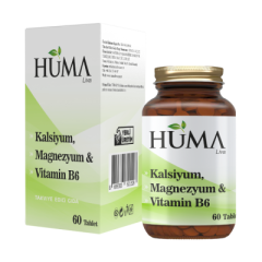 HUMA Kalsiyum, Magnezyum Vitamin B6 60 tablet