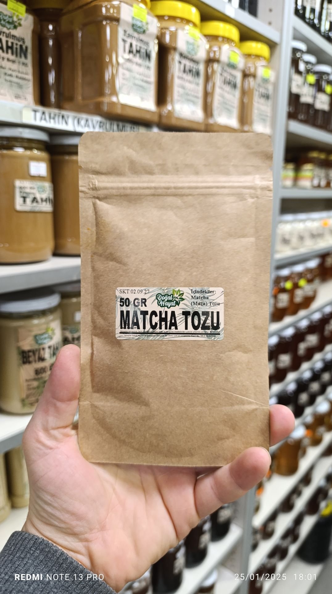 MATCHA TOZU - MAÇA TOZU 50 GR