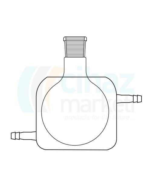 Çalışkan Cam Teknik LG028.24.0050 Balon, Ceketli 50 ml Hacim