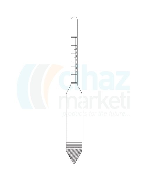 Çalışkan Cam Teknik LG029.01.1415 Hidrometre 1.400 - 1.500 Ölçüm Aralığı